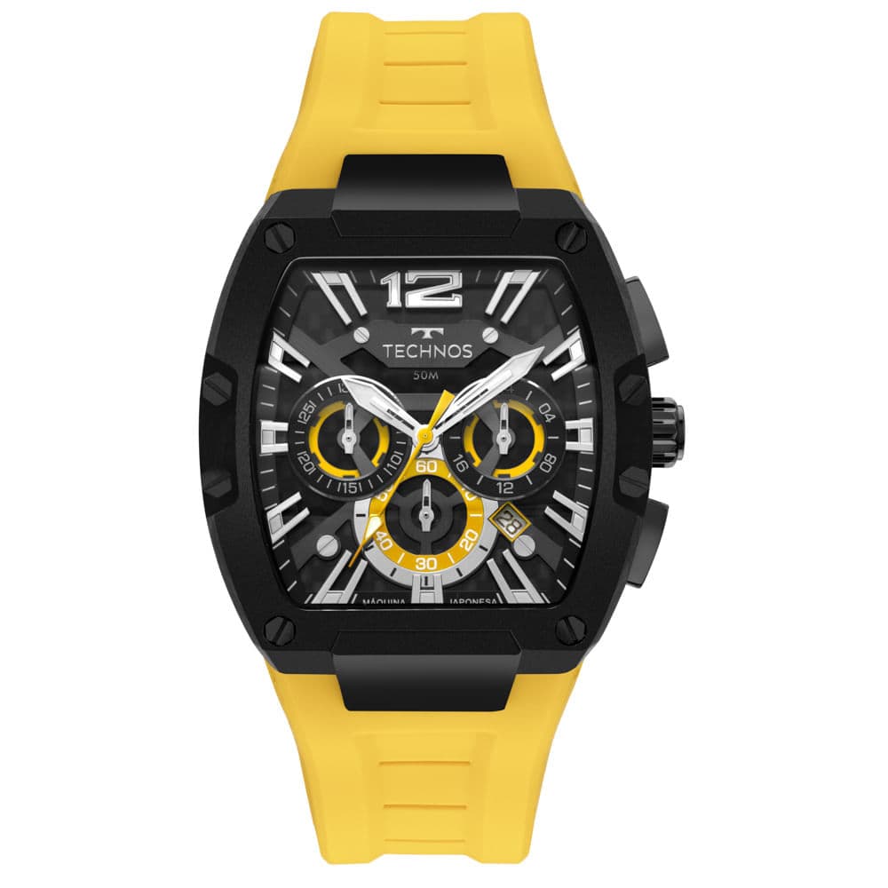 Relógio Technos Masculino Ts Carbon Preto - JS25BDZ/2P