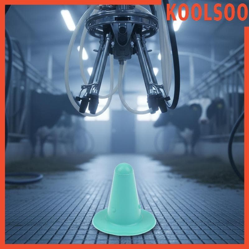 [Koolsoo] Tetina De Silicone Macio Para Máquina De Ordenha Mamilo De Alimentação De Bezerro De Cordeiro Fácil Limpeza Ac
