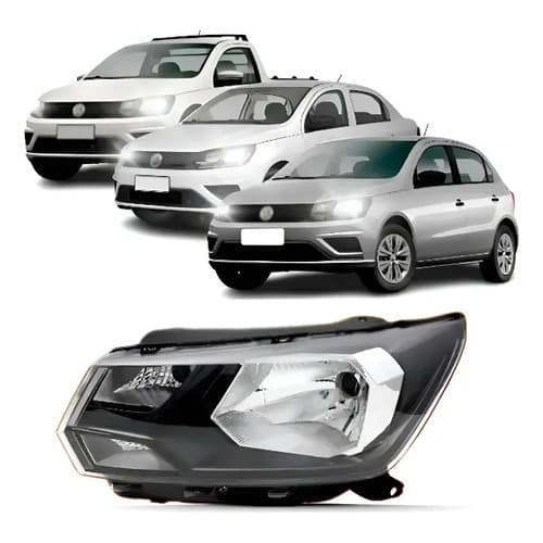 Farol Esquerdo Gol Saveiro G8 2018 2019 2020 A 2022 Simples Esquerdo/motorista