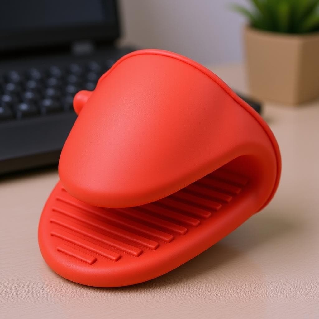 Luva de Silicone Térmica para Cozinha e Forno - Modelo Bico de Pato