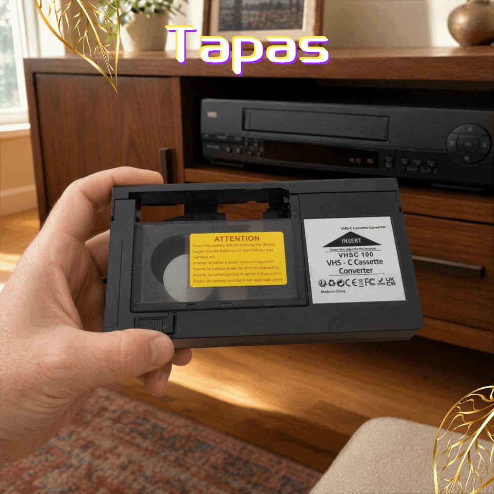 Caixa Adaptadora De Cassete De Filmadora Menina , Mecanismo Motorizado Para VHS Conversor VHSC