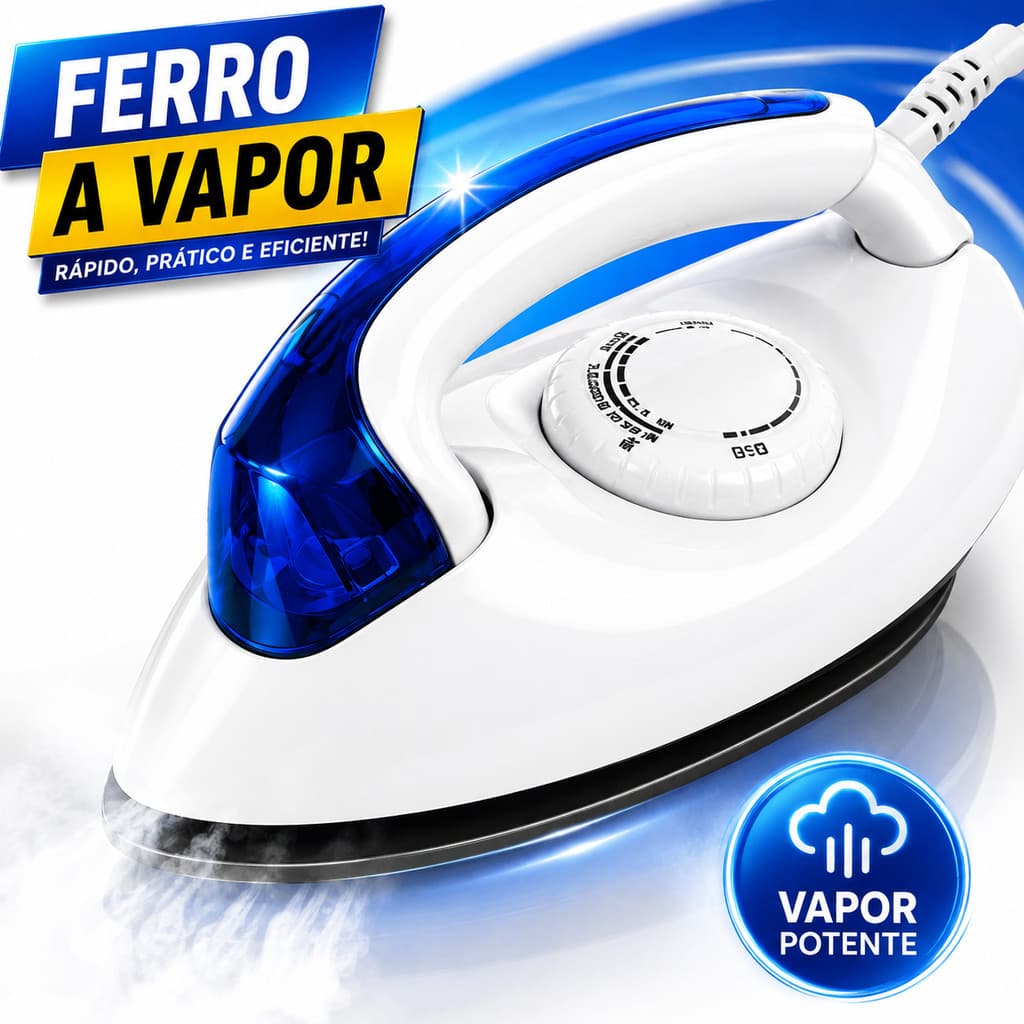 Mini Ferro De Passar Roupa Bivolt Portatil Cabo Dobravel A Vapor Mini Ferro Viagem E Casa Qualidade