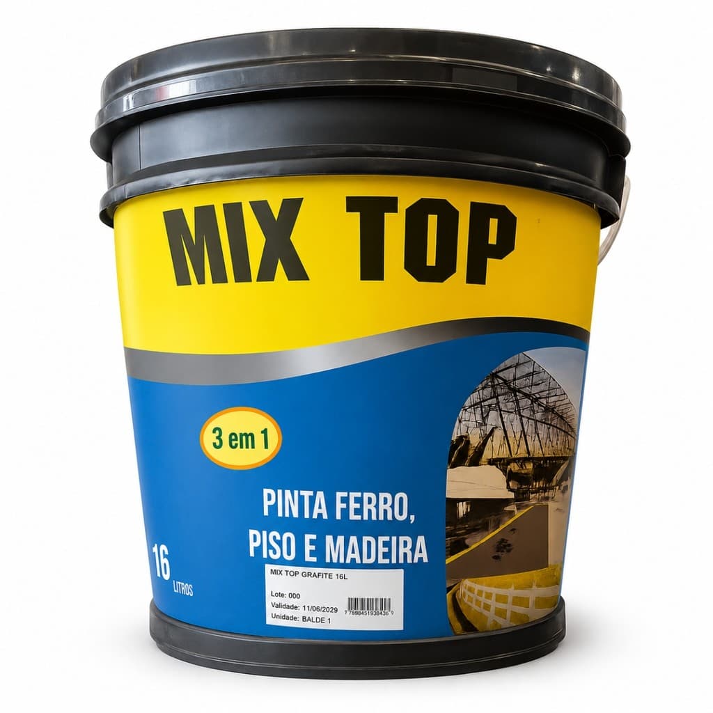 Tinta Mix Top 16L para Ferro Madeira Piso e Concreto