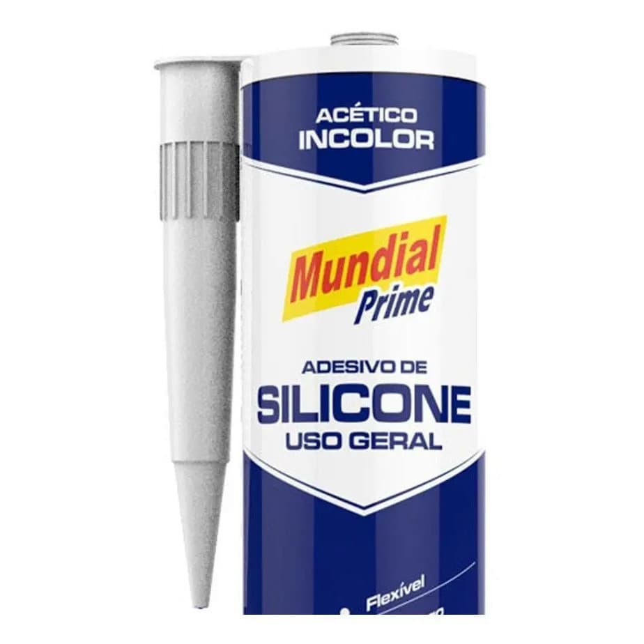 Silicone Acetico Incolor Construção Mundial Prime 260g