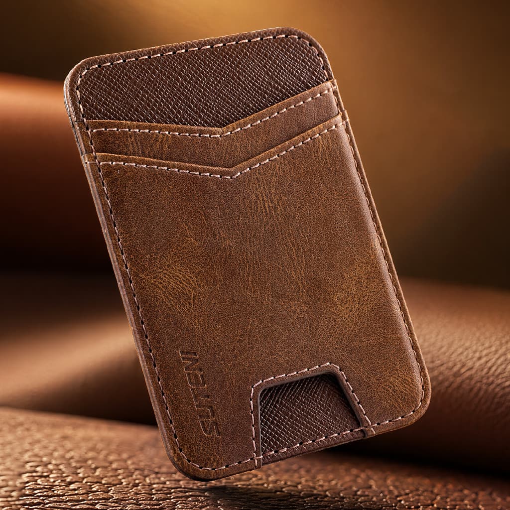 Textura De Cavalo Louco Emendada + Padrão Cruzado Carteira De Couro Ímã Bolso Armazenamento Push RFID Anti-skimming Titu