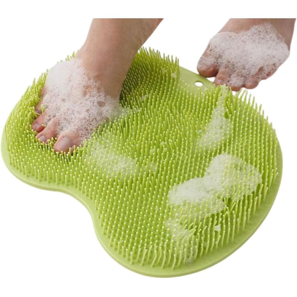 Tapete de Limpeza para os Pés e Costas, Almofada Esfoliante para os Pés Aprimorada 2025, Esfoliador de Pés com Ventosas