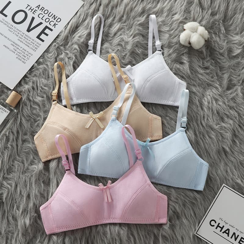 Roupa íntima fina acolchoada para meninas