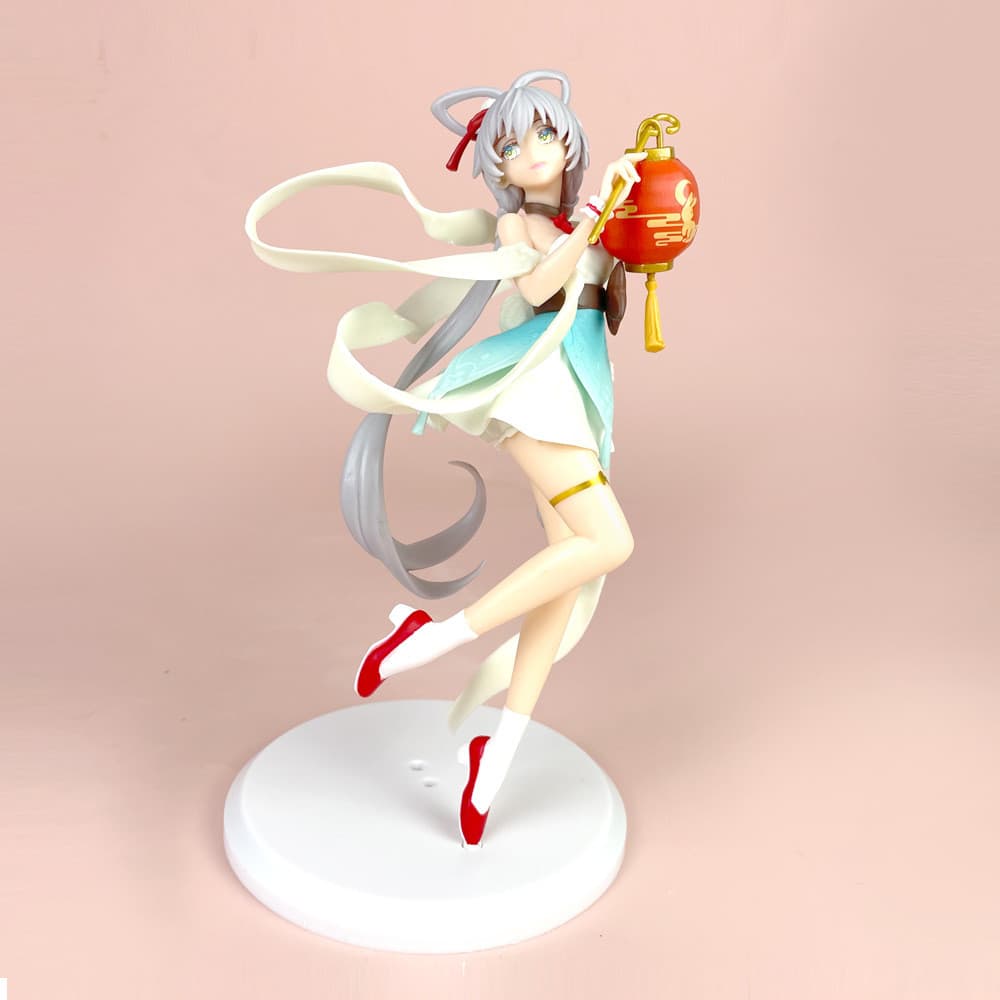 Hatsune Miku Figura Linda Menina Cisne Lago Lanterna Chang'e Luo Swanyi Enfeites de Cenário Bidimensional Ani