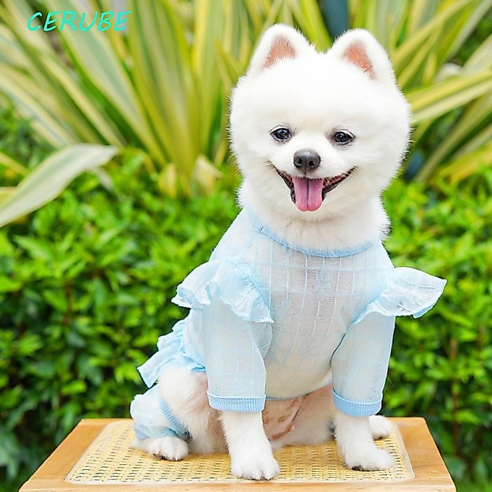 Colete De Malha Para Cães CERUBE , Macacão Respirável De Secagem Rápida Resfriamento De , À Prova De Sol Com Mangas Voad