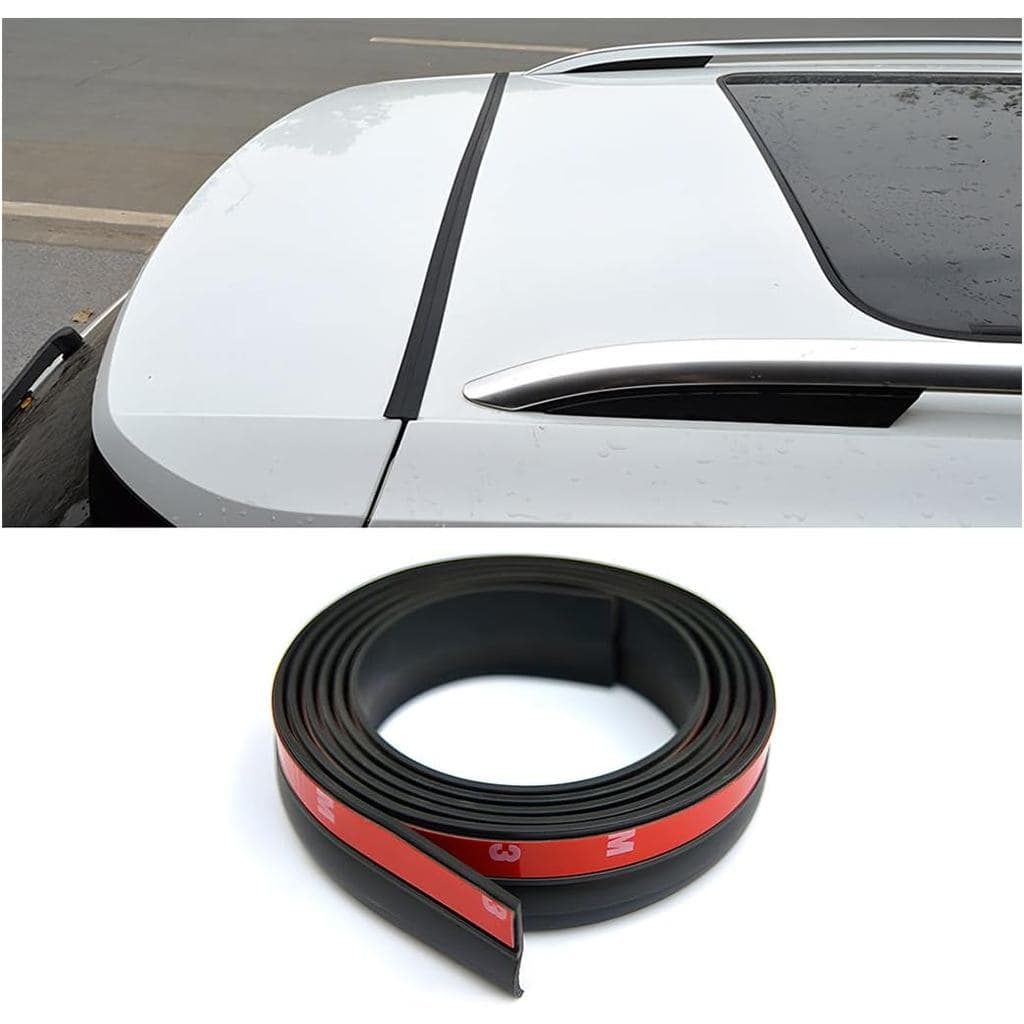 BELOMI 1.6M/5.25Ft Car Weather Sealing Strip, Universal for SUV MPV Hatchback Trunk Lid Gap, Rubber Trunk Sealing Strip,