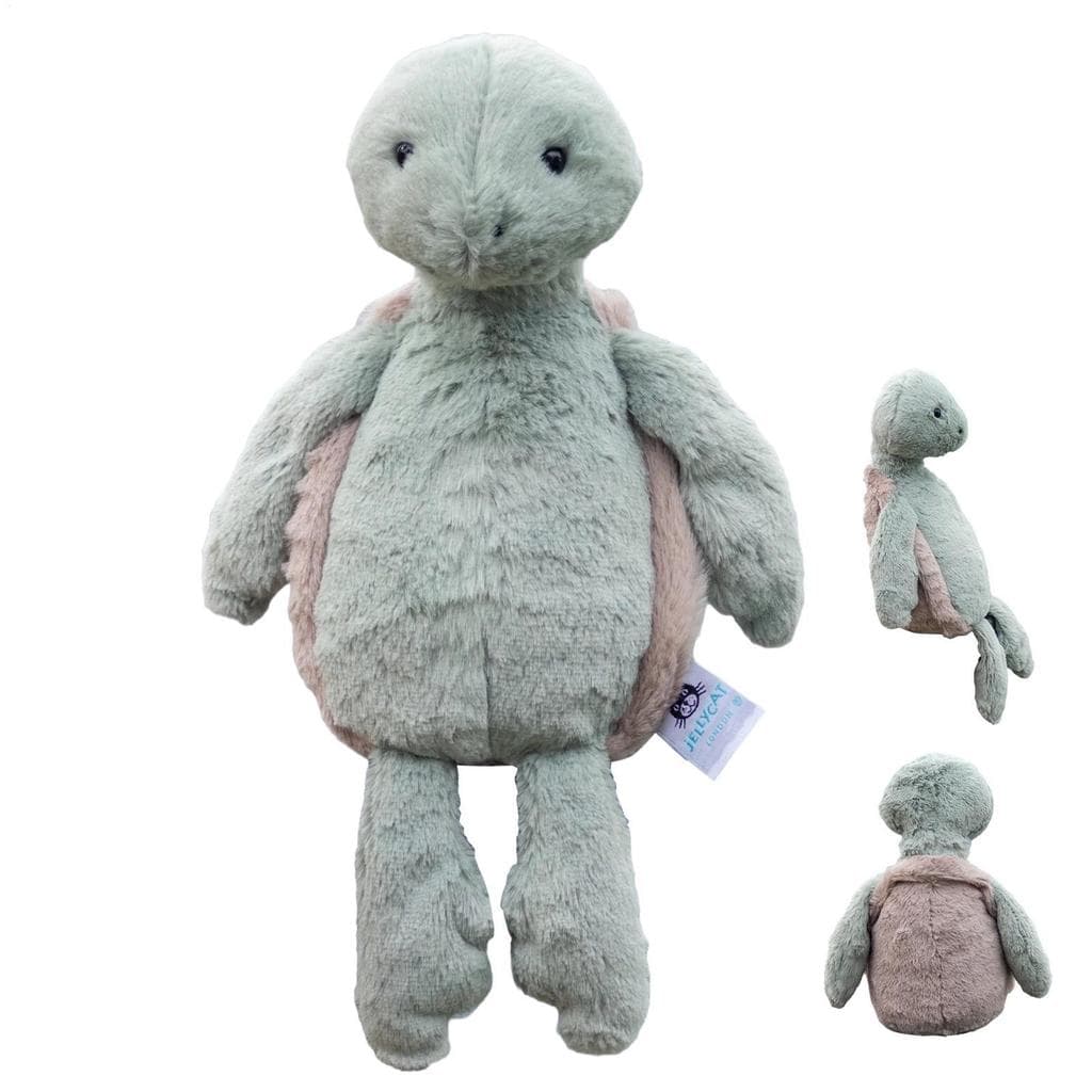 Tartaruga Enevoada Brinquedo De Pelúcia 31cm Macio Fofinho Marinha Animal Colecionável Ótimo Aniversário Para Meninos Me