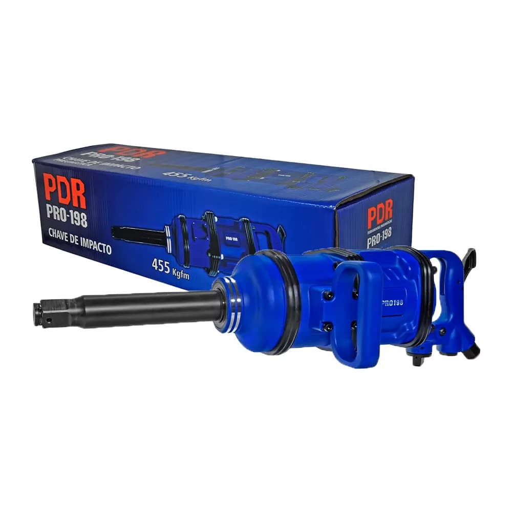 Chave de Impacto Longa Pneumática 1" (25.4mm) 455Kgfm LDR2PRO-198