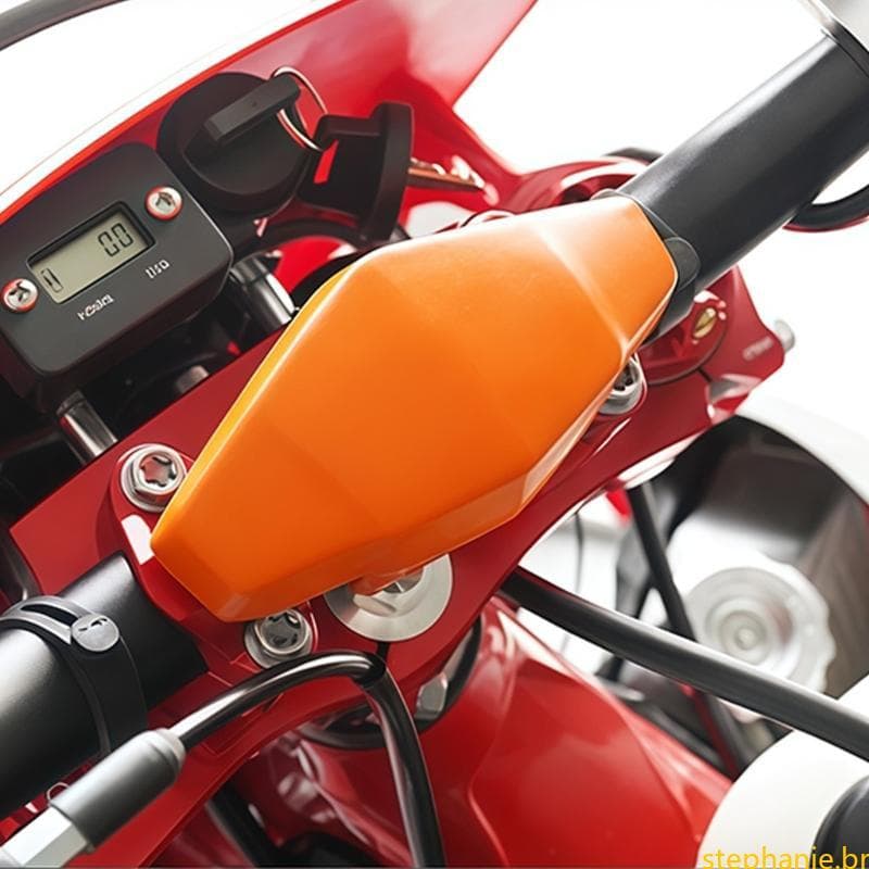 Melhores Protetores Peito Substituição Almofada Guiador Moto Para 125-530