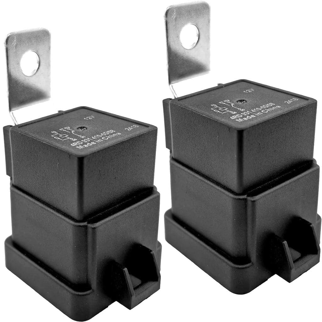Conjunto de 2 Relés 4RD 931 410-05/08 - Relés Automotivos SPDT de 5 Pinos, 40A 12VDC, Componentes Elétricos de Substitui