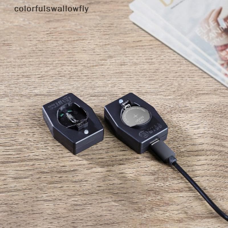 CSF Mini Carregador USB Inteligente Para Bateria De Botão TYPE-C , Lembrete Porta Aberta