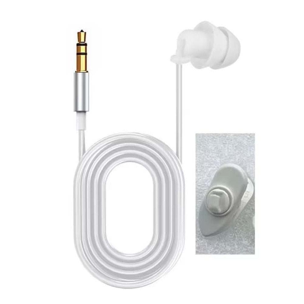 MXFASHIONE Fone De Ouvido De Lado Único , Fones Mono Com Isolamento De Ruído De Silicone , Intra-Auricular Plugue De 3.5