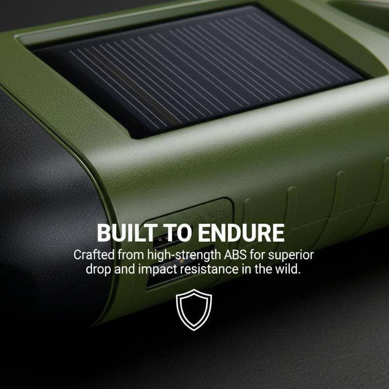 SHBR Solar Dynamo 3 LED Lanterna De Manivela Recarregável Lâmpada De Emergência Para Acampamento Kit De Queda De Energia