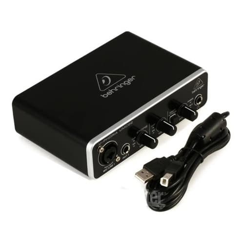 Interface Behringer Umc22 Preto
