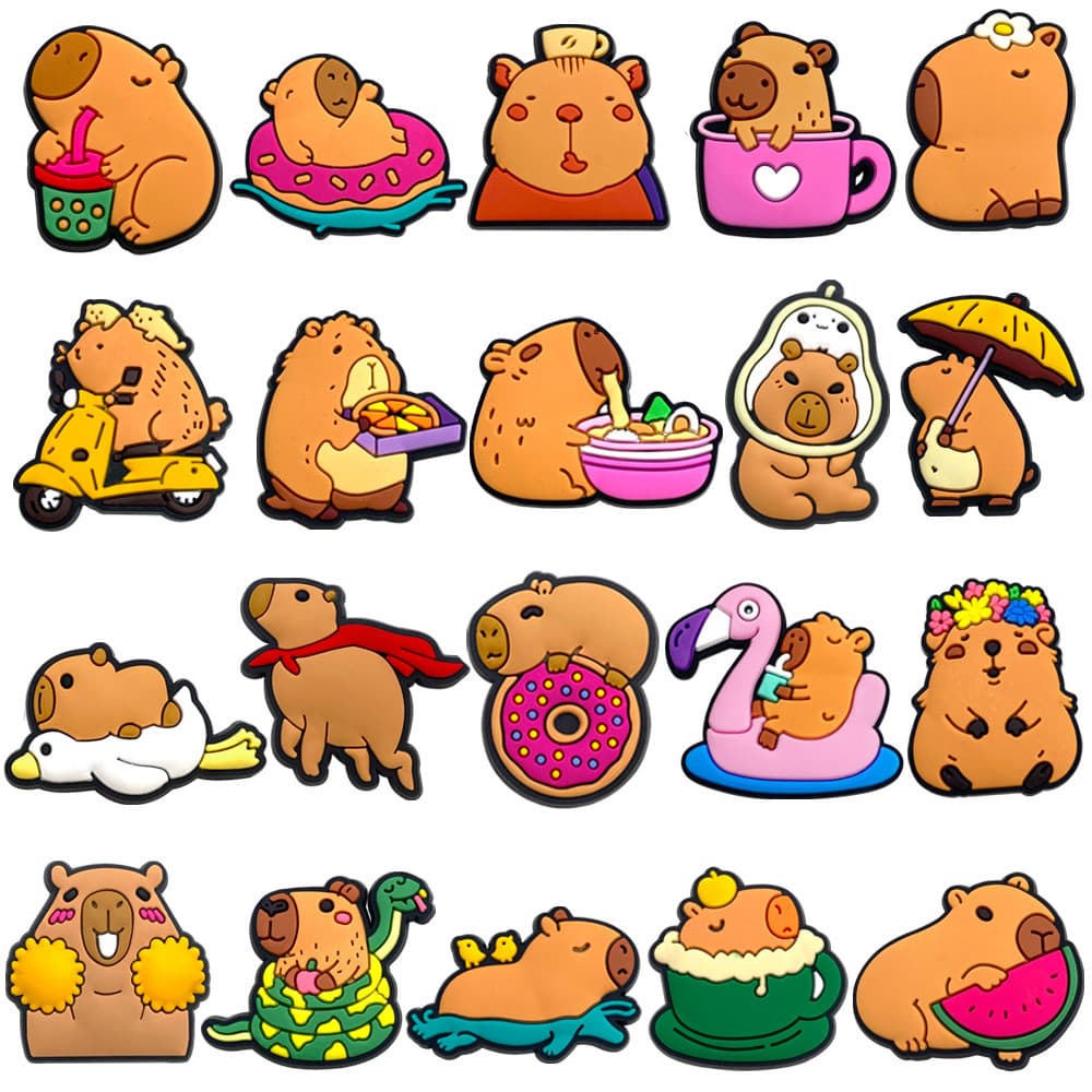 Amortecedor de tênis bonito capivara raquete de tênis amortecedor de Silicone partículas Kapibara profissional S