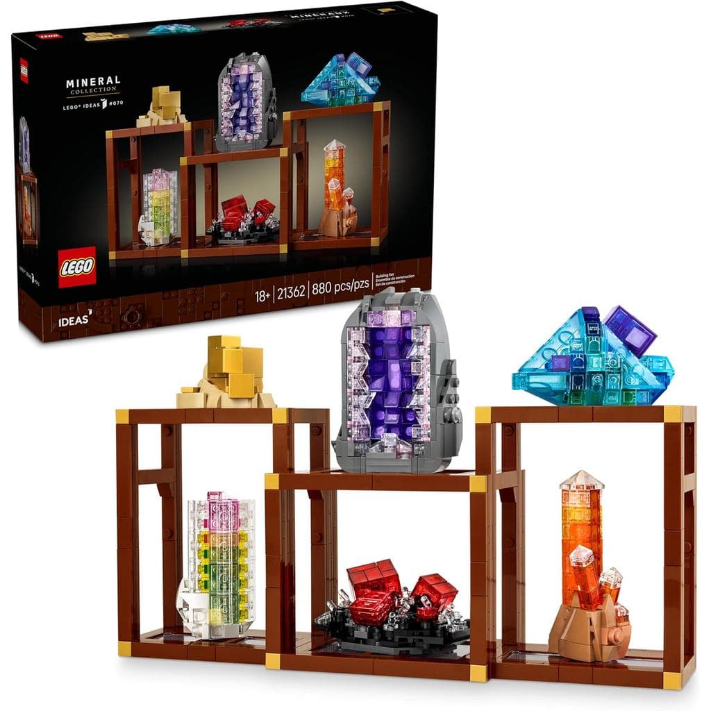 LEGO IDEIAS COLECAO DE MINERAIS 880 PEÇAS - LEGO