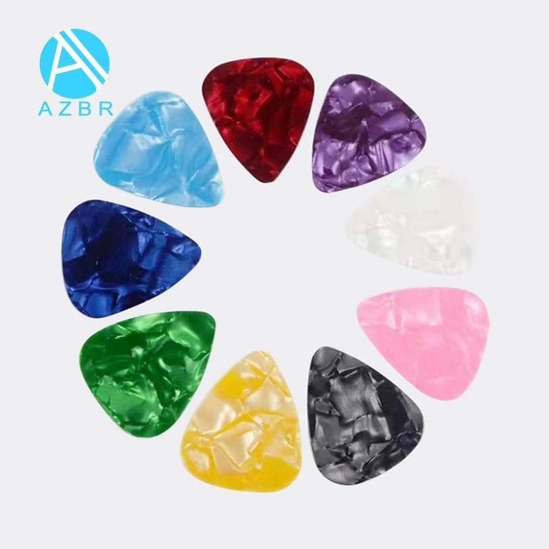 30 Peças Palhetas ABS De Guitarra 0.46 0.71 0.96mm Colorido Sensação Confortável A