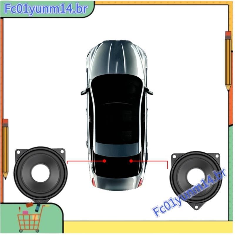 Alto-Falante Traseiro Chifre Midrange Porta Traseira Do Carro Para Série 5 F10 F11