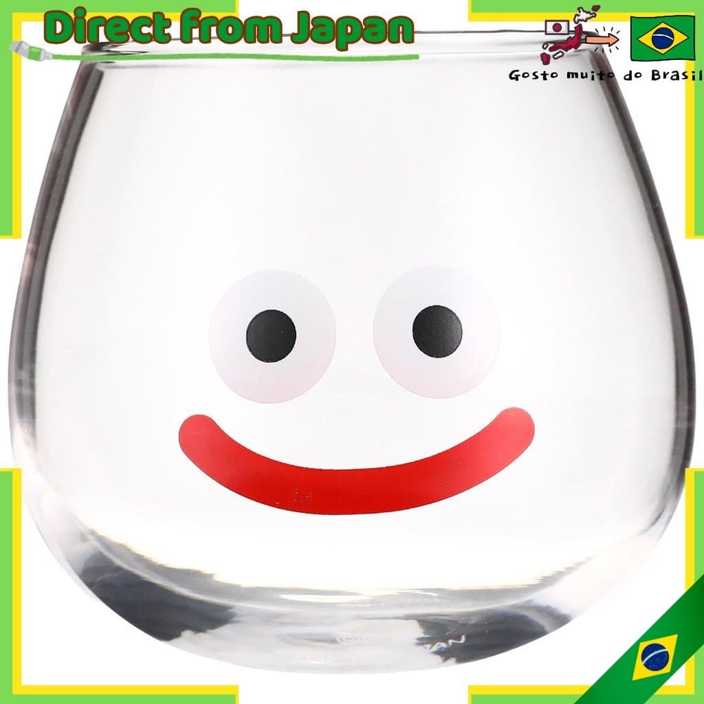 【direto do Japão】 Dragon Quest Smile Slime Vidro Oscilante