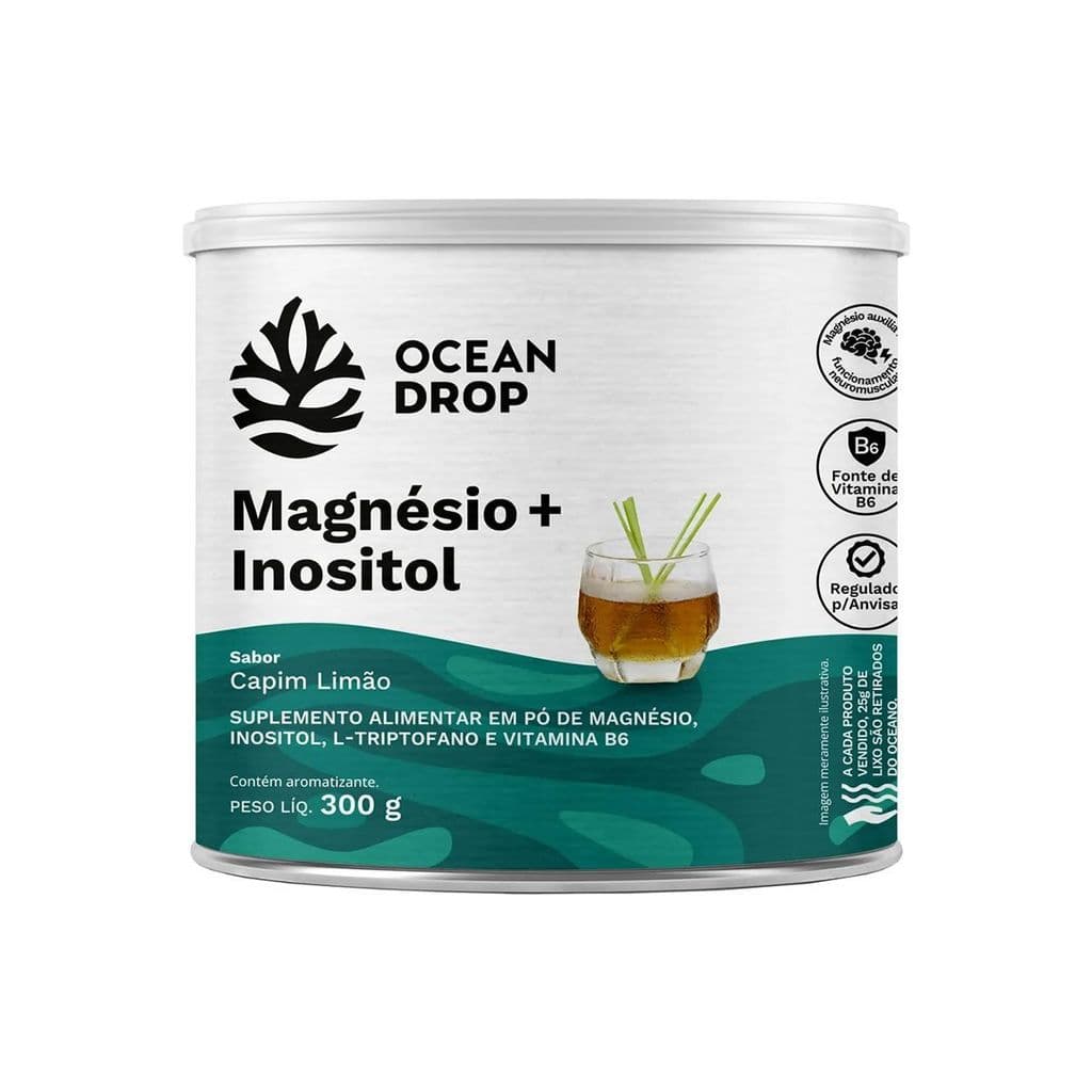 Magnésio + Inositol - 300g Capim Limão - ElementoPuro