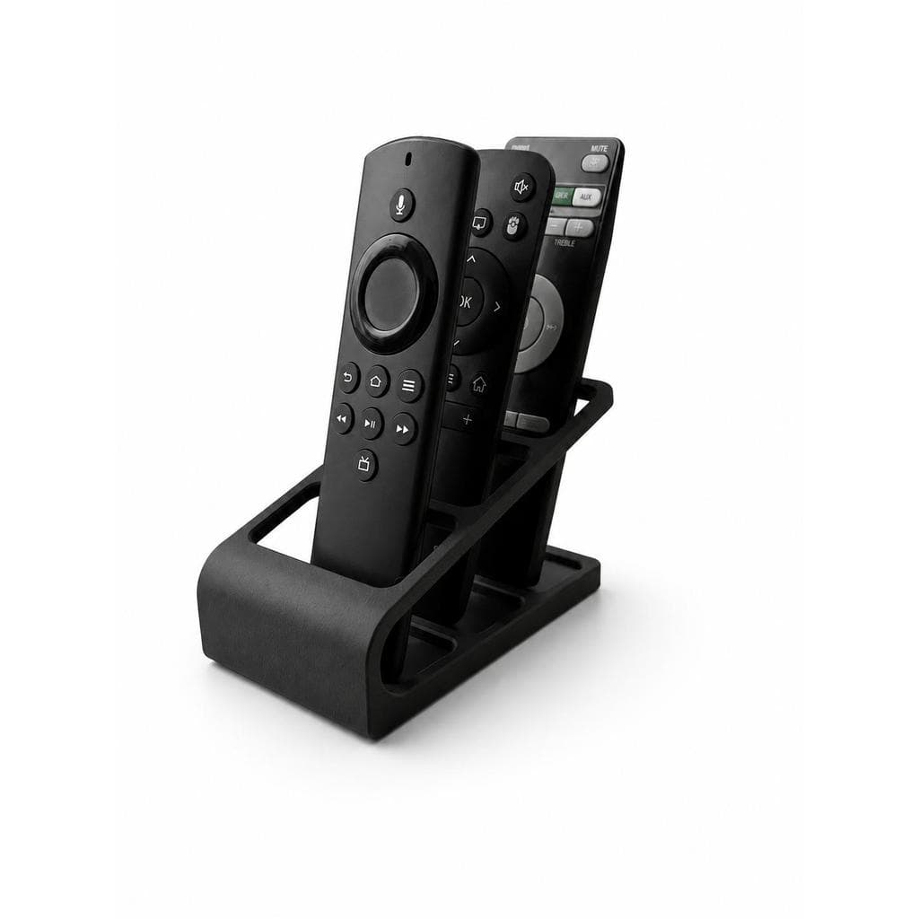 Suporte Porta Controle Remoto Organizador 3 Compartimentos para TV Ar-Condicionado Sala Quarto Mesa