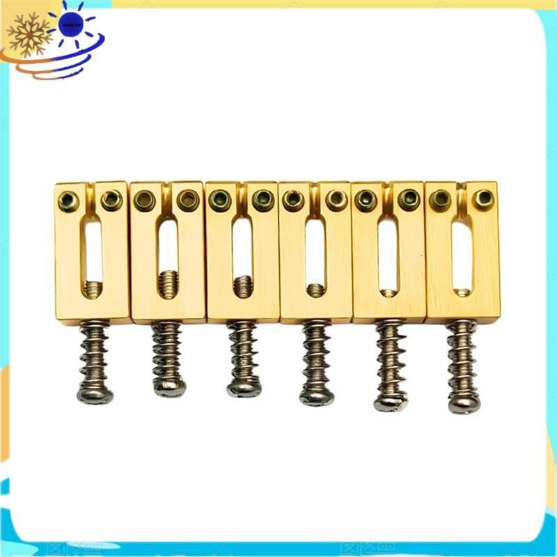 [Le's Shop] 6 Peças De Ponte Tremolo Para Guitarra Elétrica , De 10.8 Mm , Rolo De Latão , Acessórios