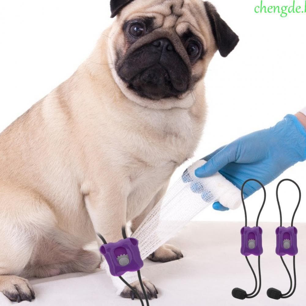 CHENGDEBR Correias De Pressão De Animais Para Cães E Gatos 2 Peças De Torniquete De Emergência Ajustável De Liberação Rá