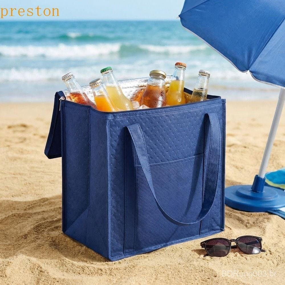 Saco De Compras Isolado PRESTON , Sacos Isolados Reutilizáveis Dobráveis , Térmico Para Manter Fresco/Quente
