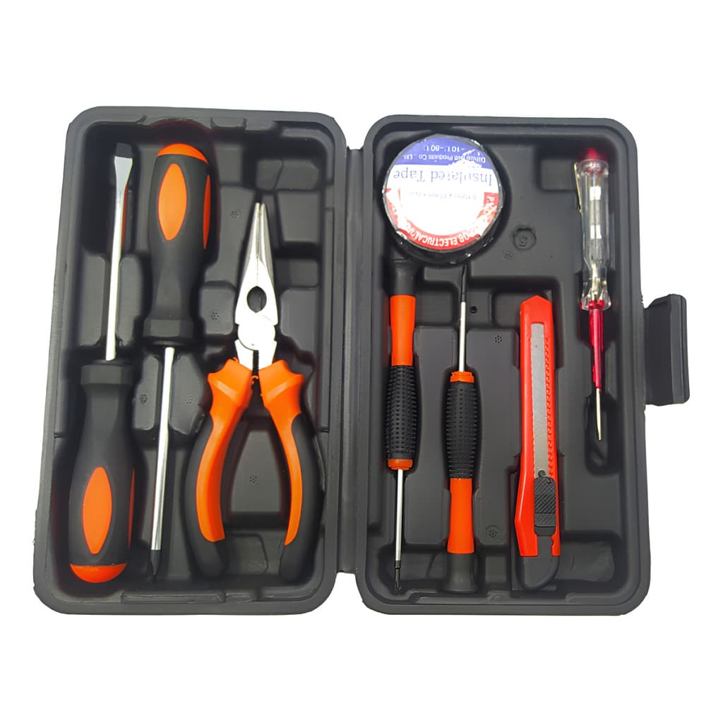 Maleta de Ferramentas 9 Peças Altomex AK-8008 Kit Doméstico