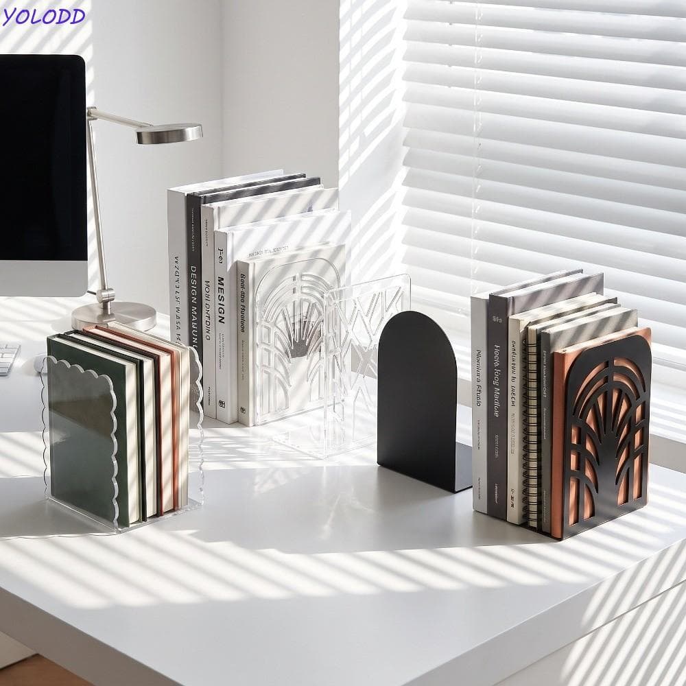 Suporte De Exibição De Livro Acrílico Yoloqx , Rack De Armazenamento De Livros De Mesa Decorativo Durável , Resistente