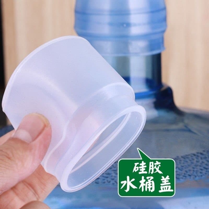 Capa de Silicone para água engarrafada, tampa de balde Mineral selada de qualidade alimentar repetida 18.9 balde grande