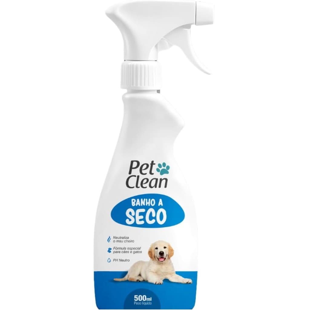 Shampoo Banho A Seco Spray Para Cães E Gatos 500ml