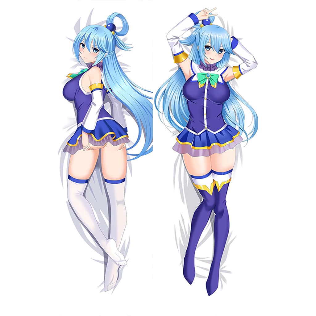 Desenhos Animados Aqua Corpo Dakimakura Capa Anime Kawaii Fronha Dupla Face Impressão Otaku Travesseiro Capas De Almofad