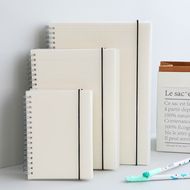 Engrossado b5 caderno simples estudante universitário A5 bloco de notas grade caderno em branco pergunta errada caderno
