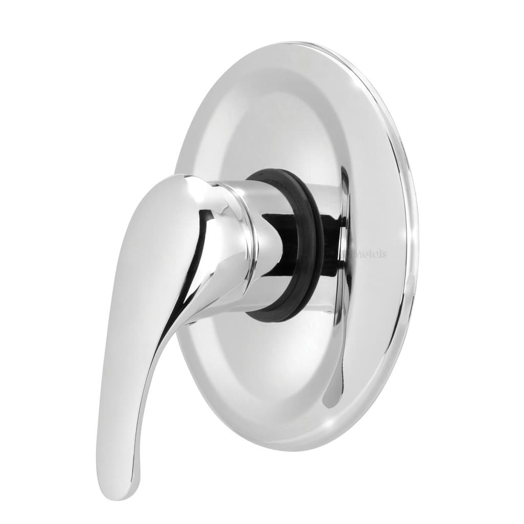 Misturador Monocomando Chuveiro Banheira Metal Cromado 1/2 Pol Ceramica Com Base Canopla