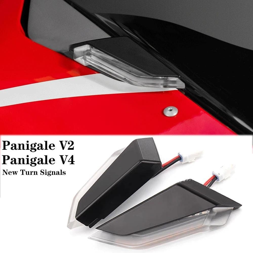 Nova Motocicleta Para Ducati Panigale V2 V4 V4S V4R LED Luzes De Sinalização Espelhos Dianteiros Indicadores Lâmpada Luz