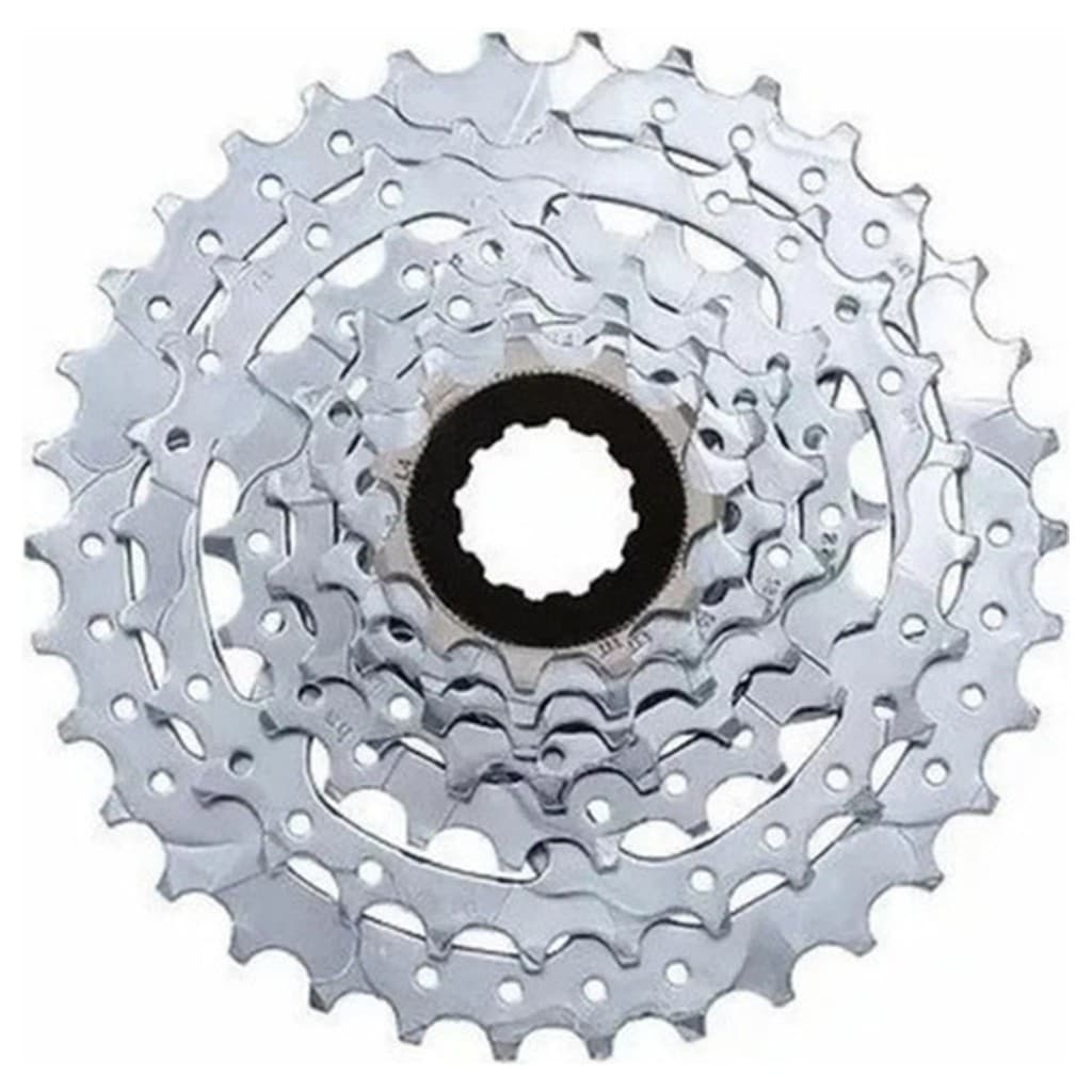 Cassete Sunrace M40 7v 11-34 Mtb Bike Prateado 389g Shimano Sram Compatível 7 Velocidades