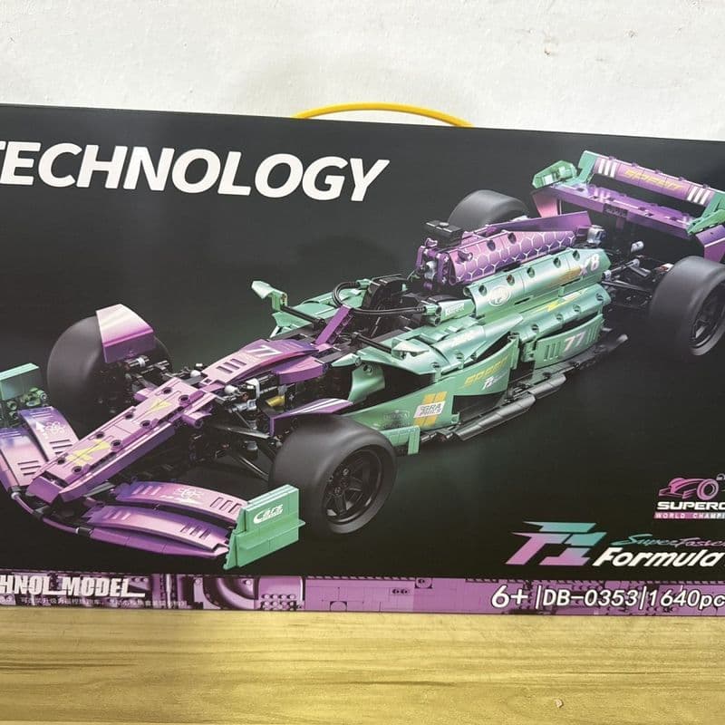 Boschburg Building Block F1 Fórmula Carro Educacional Montagem Brinquedo Presente DB0353