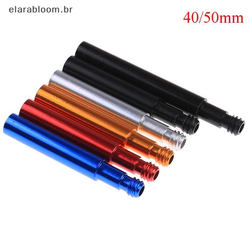 Tubo Tubular Presta Válvula Extensão Extensor Bicicleta 50/40Mm 5 X Cores