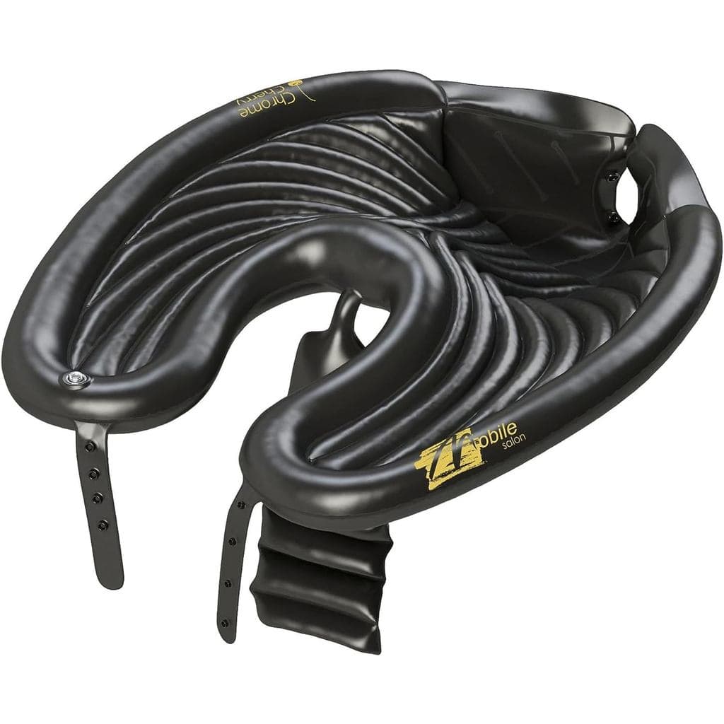 Bacia Inflável Portátil Chrome Cherry para Lavagem de Cabelo em Casa, Cama e Cadeira de Rodas, Fácil Montagem, Ajuste de