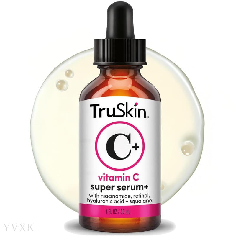 Super Sérum Facial de Vitamina C TruSkin - Cinco Benefícios para a Pele em um Só Sérum com Vitamina C, Retinol, Niacinam