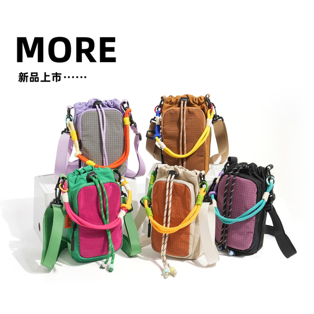 Bolsa mensageiro multifuncional para celular feminina japonesa coreana esportes ao ar livre leve bolsa pequena verão nov