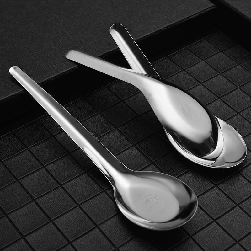 Colher de aço inoxidável 316 para uso doméstico, infantil, alimentação, colher pequena, suplemento alimentar para bebê,