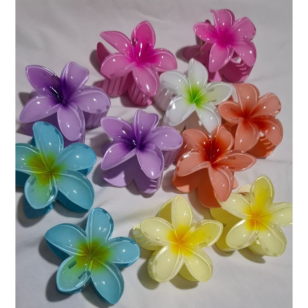 Prendedores /Piranhas de Cabelo Flor de Feriado de Praia