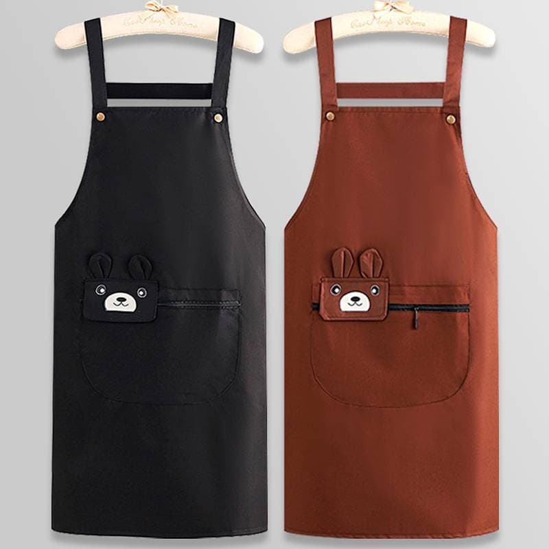 Waterproof Apron Kitchen Home Cooking Work Clothes Stain-Resistant dc4A