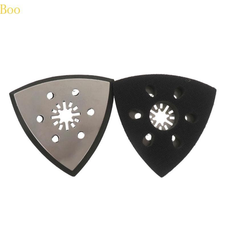 Boo Industrial 93mm Triangular Lixar Placa Metal Gancho Loop Backing Durabilidade Melhorada
